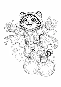 Бульбикс літає з бульбашками