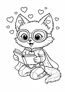 Люмі читає книгу