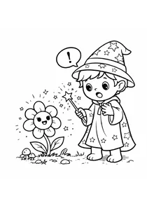 Маленький хлопчик-чарівник