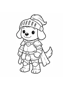 Казковий пес-лицар