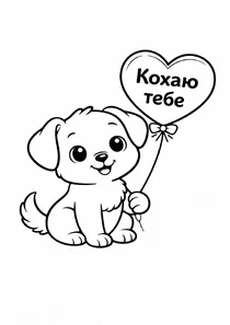 Песик із сердечком