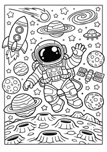 Астронавт в космосі