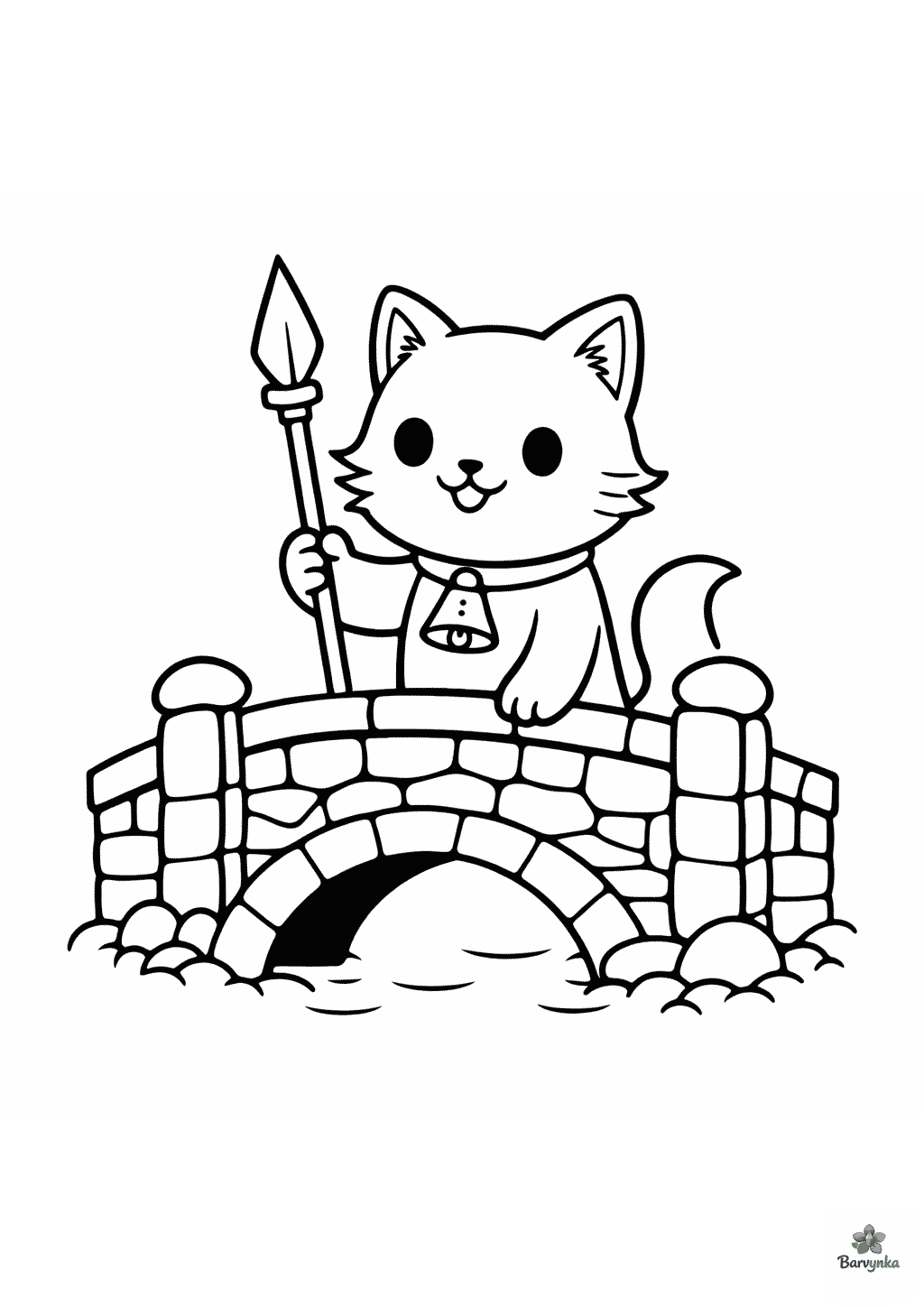 Казковий кіт-охоронець мосту