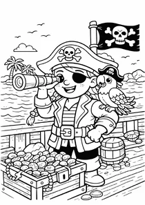 Пірат з підзорною трубою